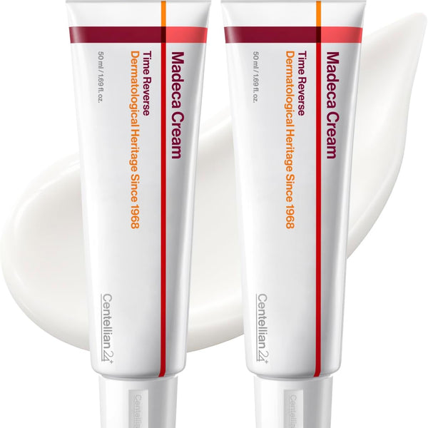 CENTELLIAN 24 Madeca Cream Time Reverse Duo - 1.69 fl oz  Face Moisturizer Duo with TECA and Centella Asiatica for Firmness, Wrinkle Care, Hydration and Nourishment