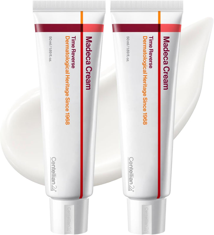 CENTELLIAN 24 Madeca Cream Time Reverse Duo - 1.69 fl oz  Face Moisturizer Duo with TECA and Centella Asiatica for Firmness, Wrinkle Care, Hydration and Nourishment