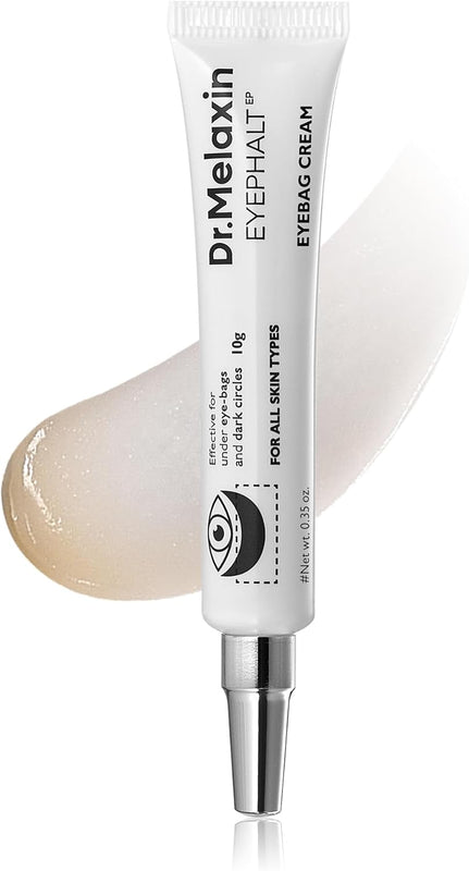 Dr.Melaxin Eyephalt Eyebag Cream for Puffiness, Dark Circles & Fine Lines, Wrinkle, EGF Anti-Aging Under Eye Moisturizer with Niacinamide&Ceramide 0.33 fl.oz.