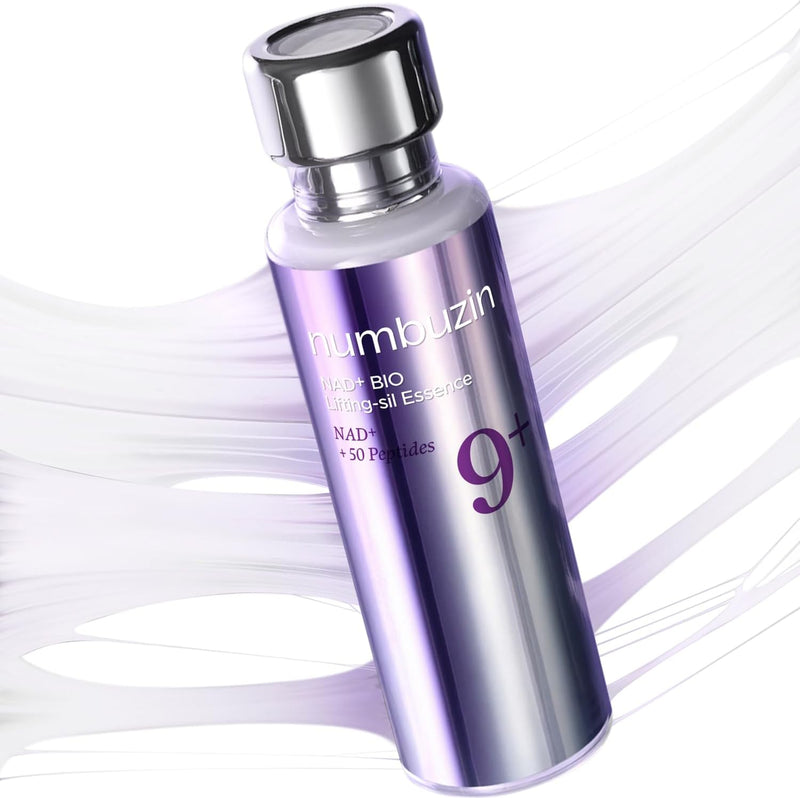 numbuzin No.9 NAD+ 50 Peptides Firming Essence | Retinol Anti-Wrinkle Serum | For Fine Lines, Loss of Elasticity & Sagging Skin | Korean Skincare | 50ml