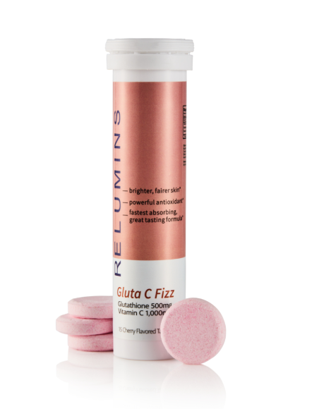 Relumins Gluta C Fizz – Glutathione Vitamin C Effervescent Tablets Cherry Flavor