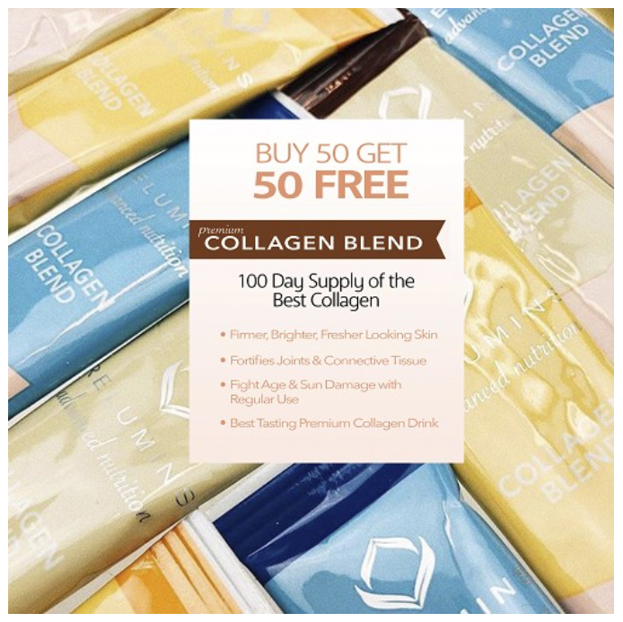 Relumins Advance White Premium Collagen Bundle 100 Sachets – ActuMarine Collagen Beauty Drink