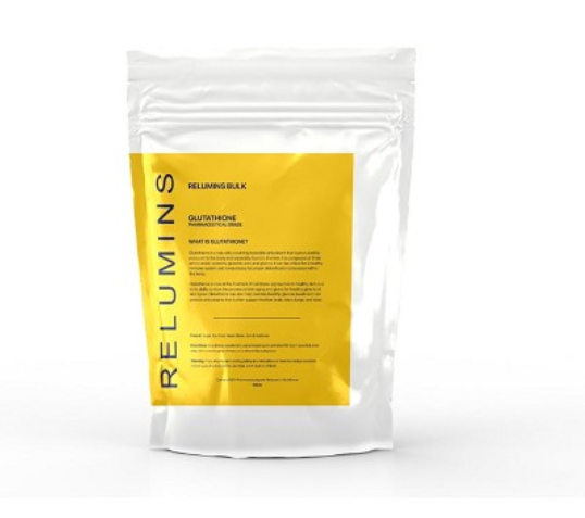 PurePowder Relumins Glutathione 100g – High Grade L-Glutathione Antioxidant Powder
