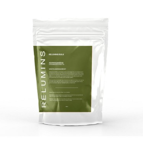 PurePowder Relumins Ashwagandha 100g – High Grade Withania Somnifera Root Powder Supplement