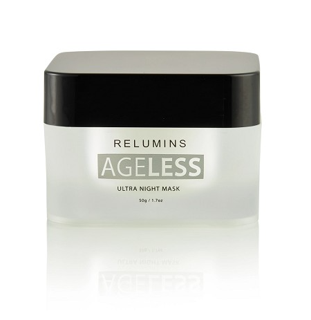 NEW! Reverse signs of aging overnight with RELUMINS AGELESS Ultra Night mask!
