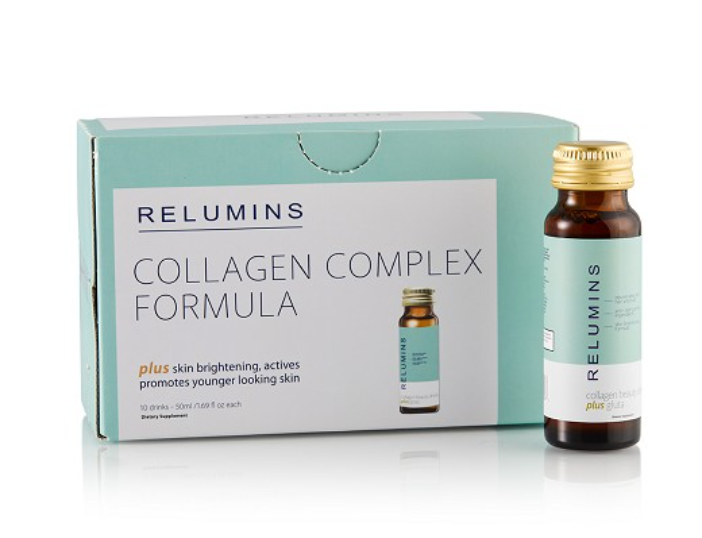 Relumins Beauty Collagen Drink Apple Flavor – Skin, Hair & Nail Support with Glutathione