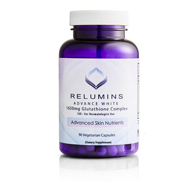 Relumins Advance White 1650mg 15X Glutathione Complex – 90 Vegan Capsules