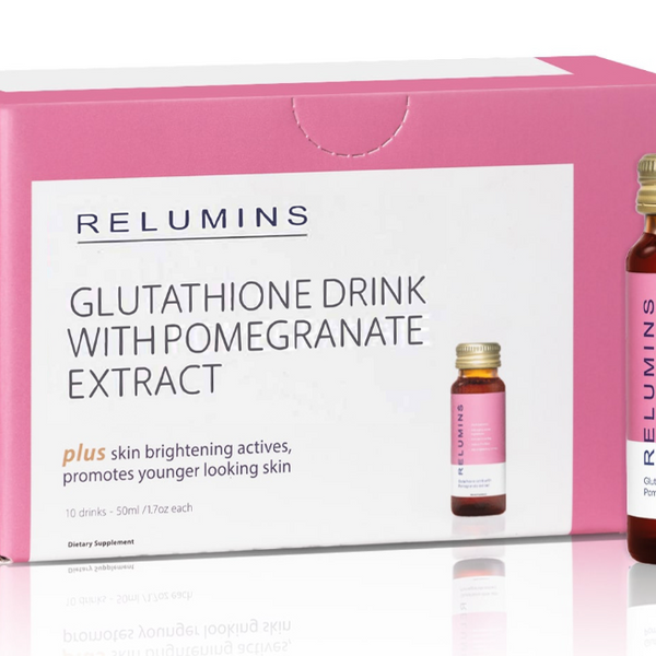 Relumins Beauty Glutathione Drink 50ml – Pomegranate Skin Brightening & Anti-Aging Formula